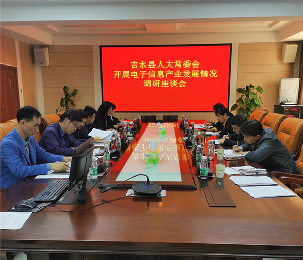 县人大常委会组织开展我县电子信息产业发展情况专题调研